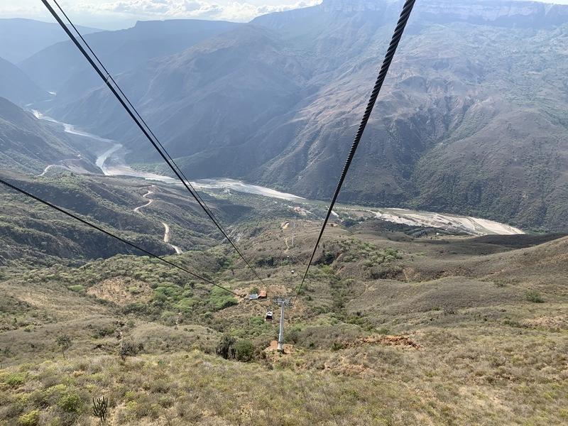 The Chicamocha cable car