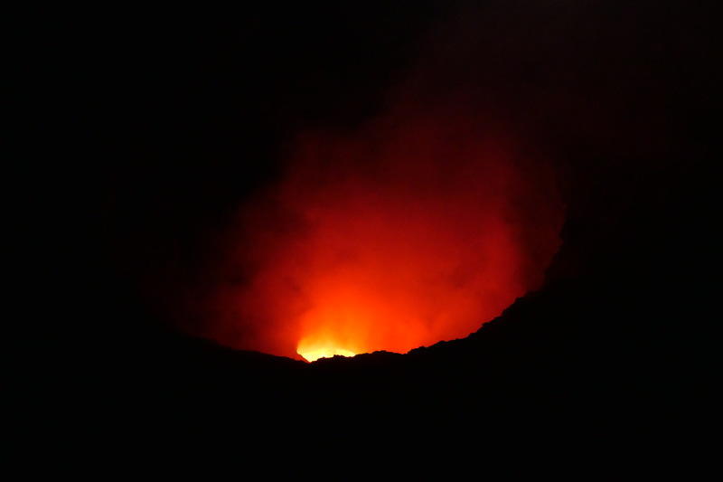 A lake of lava