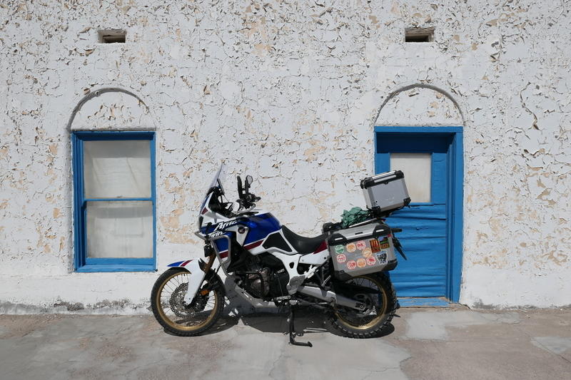 Motorcycle at the Amargosa Opera House