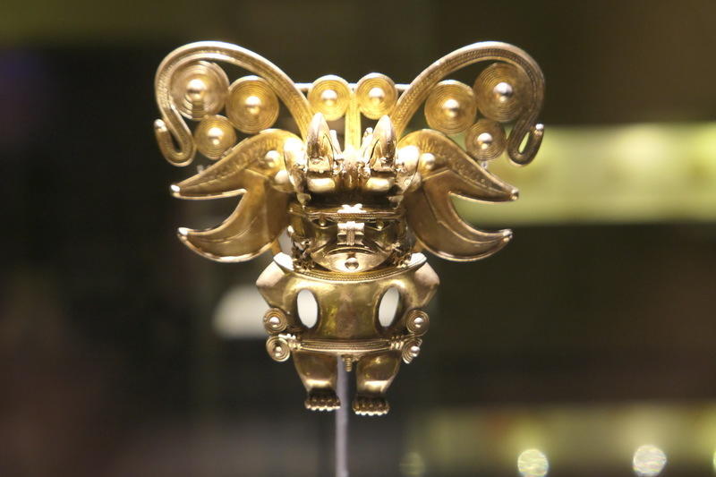A figure from the Museo de Oro