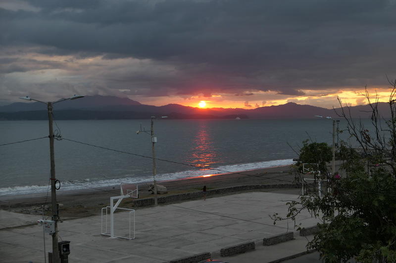 A sunset in Puntarenas