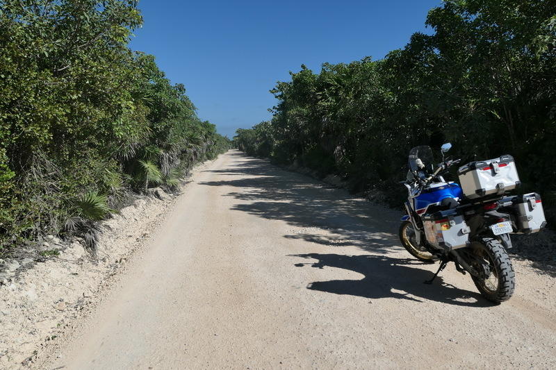 The road to Punta Allen