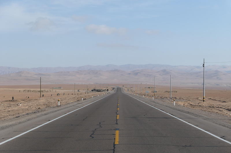 The desert outside of Tacna